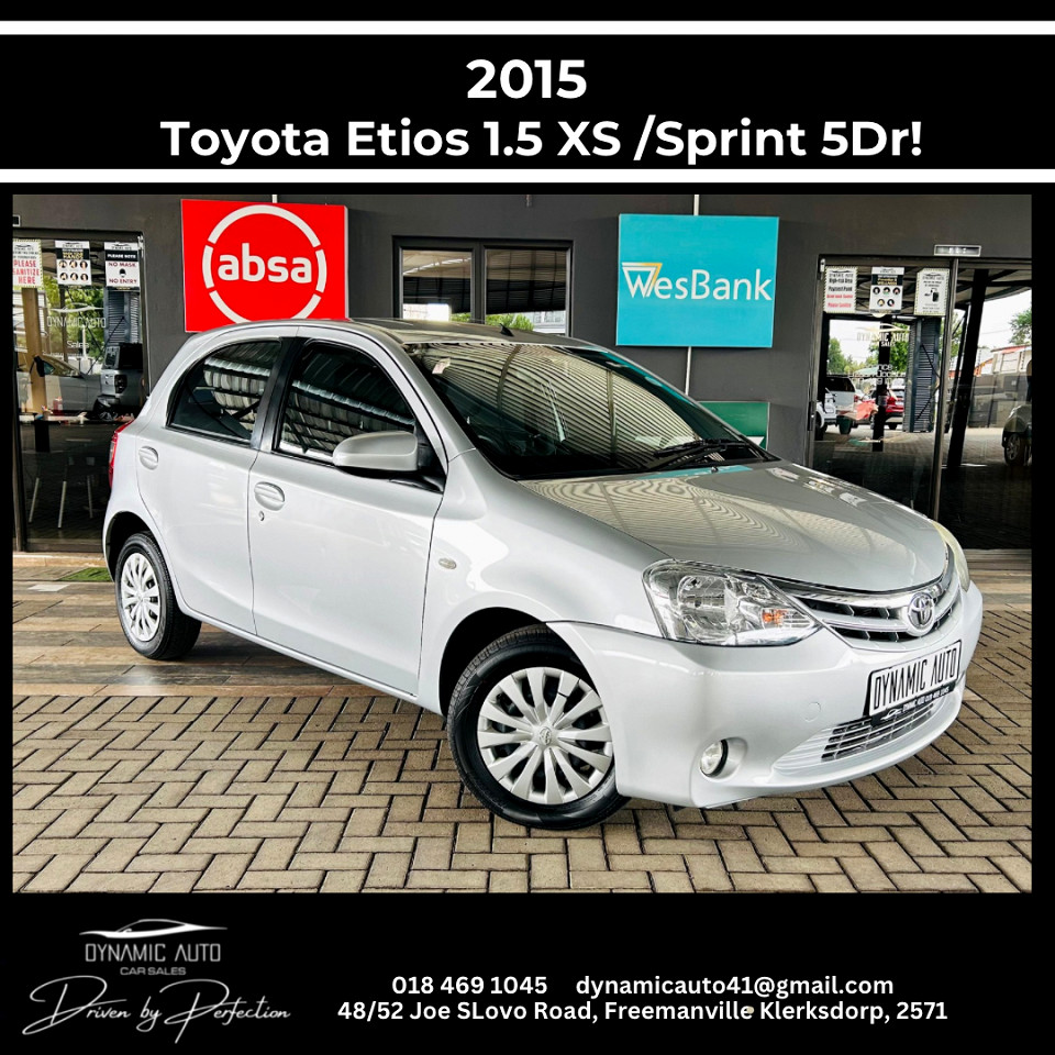 TOYOTA ETIOS 1.5 Xs/SPRINT 5Dr, image 1